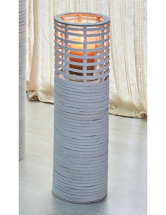 Pie mimbre blanco 60 cm