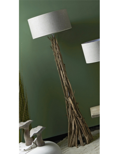 Lámpara de pie Sarsi ramas castaño... Lámpara de pie Sarsi ramas castaño...