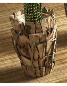 Jarrón decorativo Lascas...