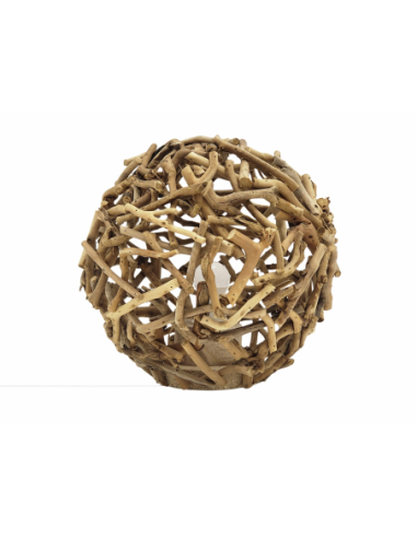 Lámpara de bola ramas natural 43d cm