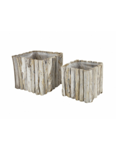 Set 2 maceteros cuadrado... 2