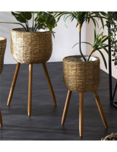 Set 2 maceteros fibra...