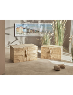 Set 2 baúles madera natural... 2