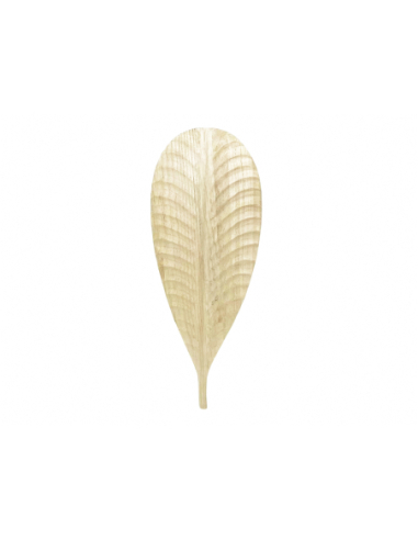 Hoja decorativa madera 80 cm