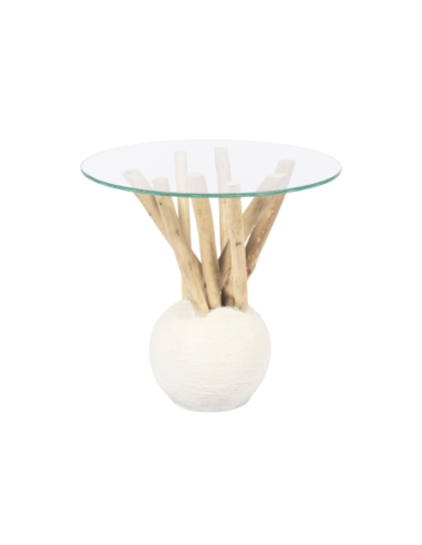 Mesa auxiliar ramas Dolken cristal...