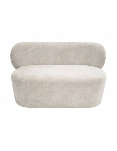 Sofá Yak 2 plazas chenille gruesa beige