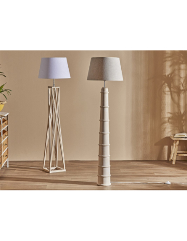 Lámpara de pie Piqué blanco 160cm