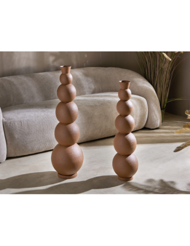 Jarrón decorativo esferas metal...