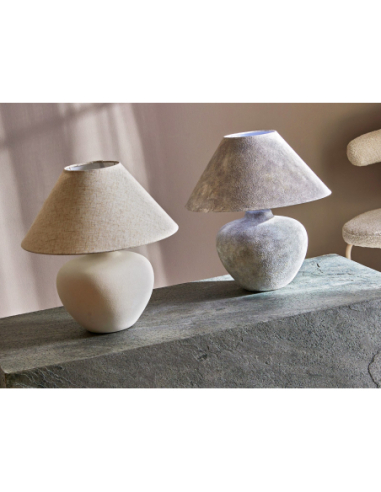 Lámpara sobremesa Hestia piedra beige...