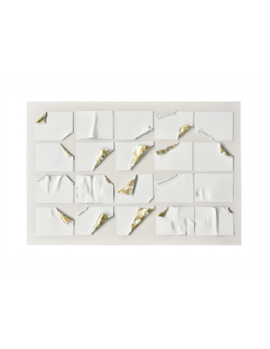 Lienzo abstracto rectángulo oro...