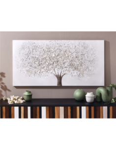 Óleo árbol texturas 120x60 cm