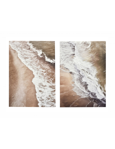 Set 2 lienzos impresos espuma 50%...