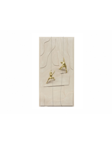 Lienzo abstracto escaladores 70x140 cm