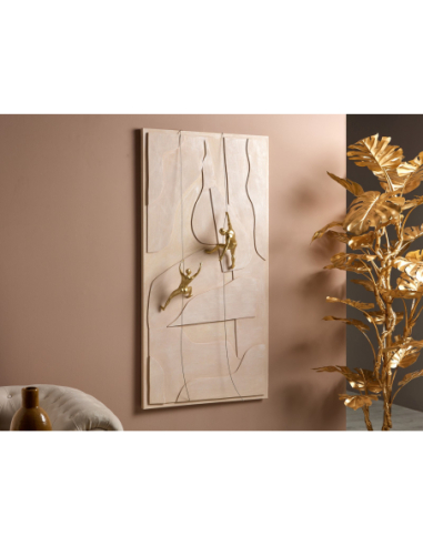 Lienzo abstracto escaladores 70x140 cm