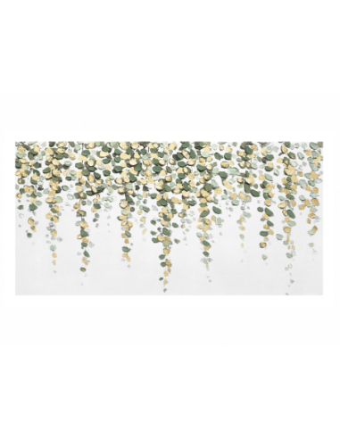 Lienzo impreso ramas colgantes verde...