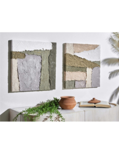 Set 2 cuadros abstractos...