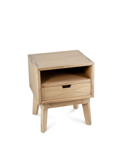 Mesita Scandi 1 cajón 1 hueco
