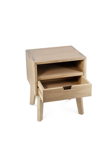 Mesita Scandi 1 cajón 1 hueco