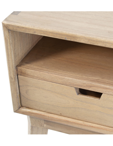 Mesita Scandi 1 cajón 1 hueco