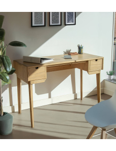 Escritorio Scandi 2 cajones 2