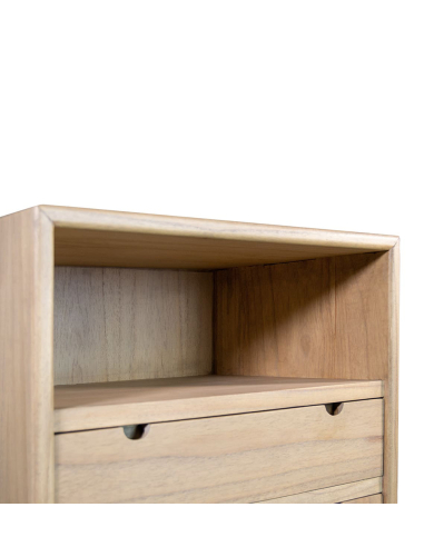 Cómoda alta Scandi 4 cajones 1 hueco