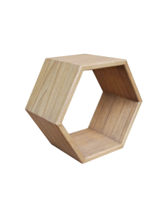 Estante Scandi hexagonal
