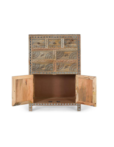 Cómoda Oriental pintada a mano