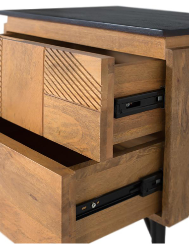 Mesita de noche Nerón 2 cajones