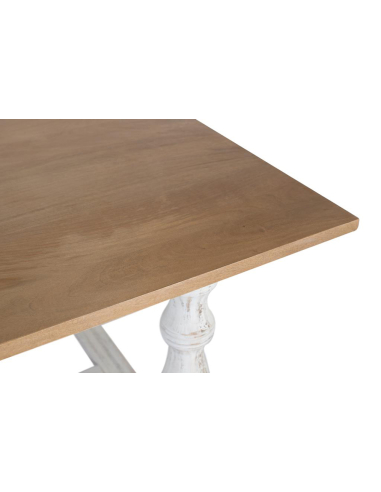 Mesa de comedor patas blancas decape