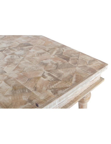 Mesa de comedor tapa recortes 200 cm.