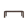 Mesa de comedor rectangular oscura | Kasas Decoración