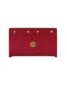 Aparador Yucon Craquelado rojo 2
