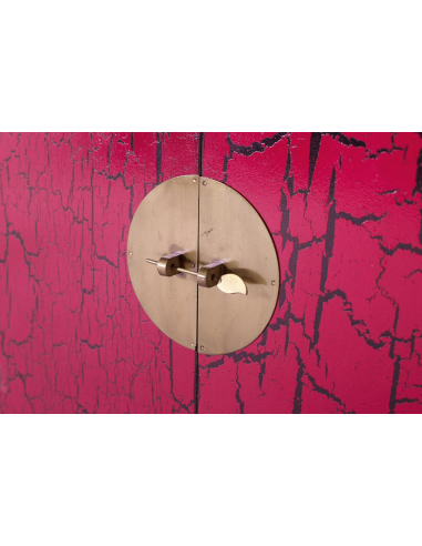 Aparador Yucon Craquelado rojo Aparador Yucon Craquelado rojo