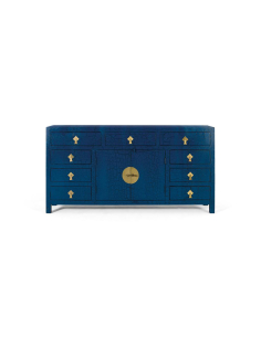 Aparador Yucon craquelado azul 2