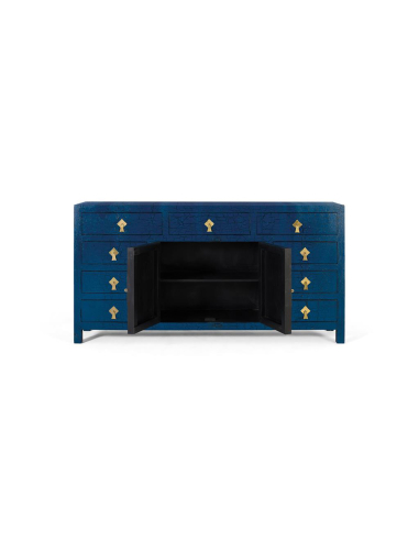 Aparador Yucon craquelado azul Aparador Yucon craquelado azul