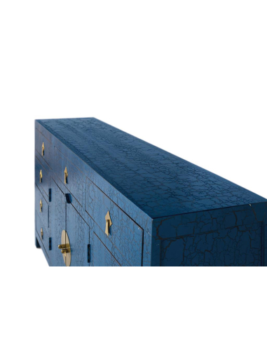 Aparador Yucon craquelado azul Aparador Yucon craquelado azul