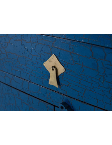 Aparador Yucon craquelado azul Aparador Yucon craquelado azul