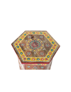 Taburete Kalena pintado a mano 2