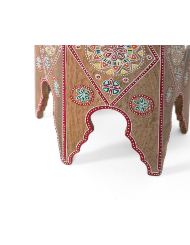 Taburete Kalena pintado a mano Taburete Kalena pintado a mano