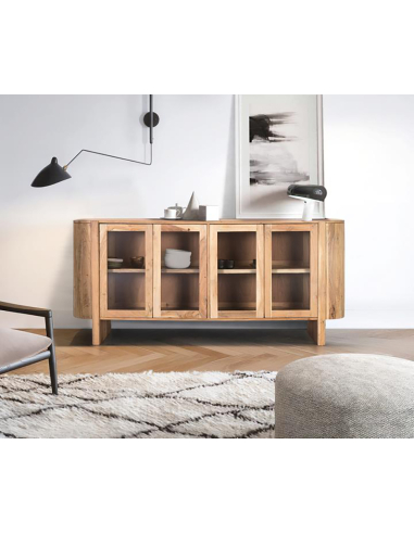 Aparador Hirohito curvo 4 puertas con...