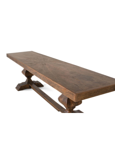 Banco madera mango rectangular clásico