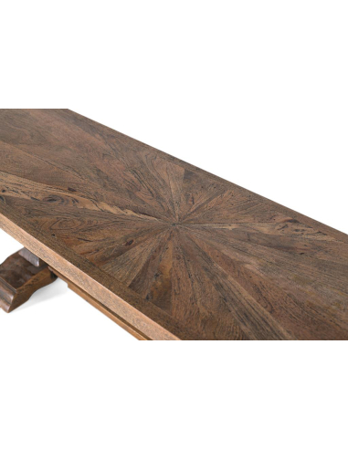 Banco madera mango rectangular clásico