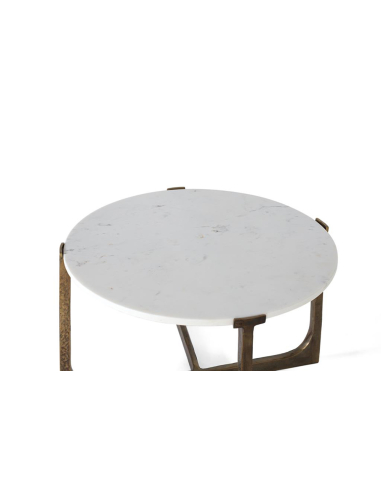 Mesa de centro mármol blanco