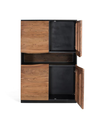 Aparador alto con luz 4 puertas