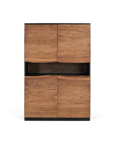 Aparador alto con luz 4 puertas