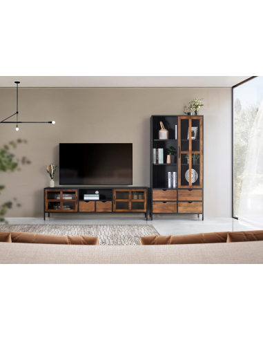 Mueble TV industrial Meiji 2 puertas...