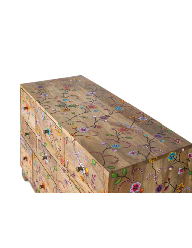 Cómoda flores 10 cajones