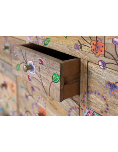 Cómoda flores 10 cajones