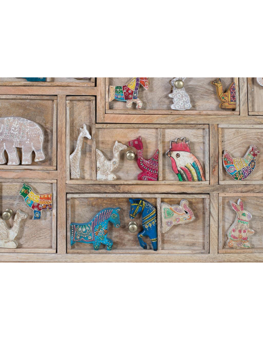 Cómoda Loira animales 14 divisiones