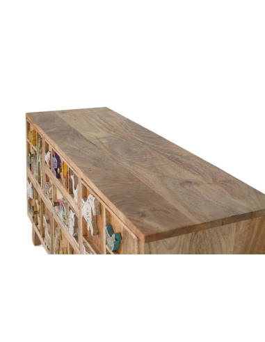 Cómoda Loira animales puerta y 5 cajones